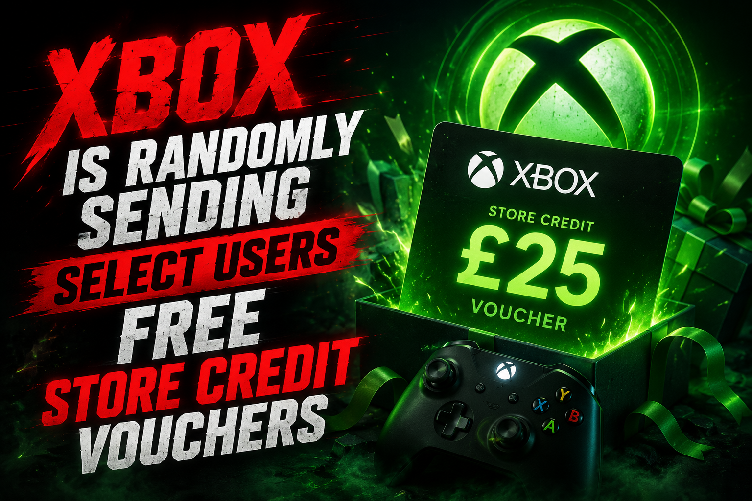 XBOX is randomly sending select users free store credit vouchers