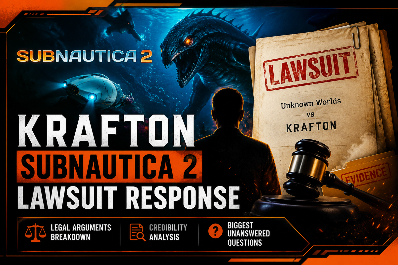 krafton subnautica 2 lawsuit response