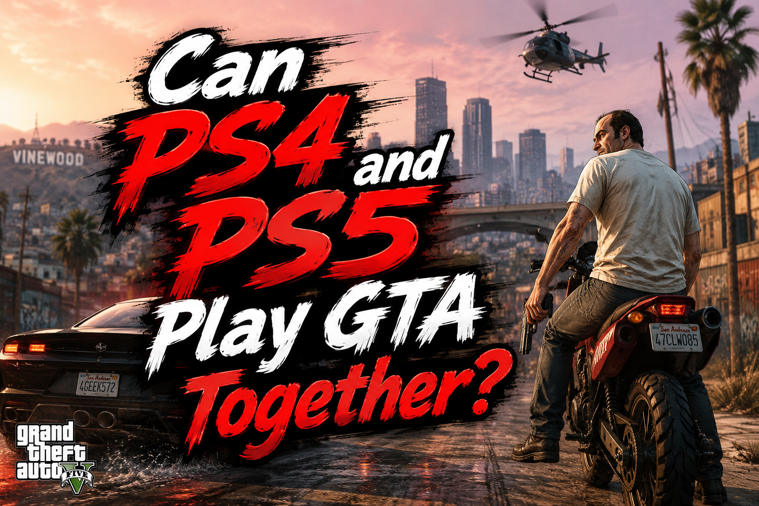 Can PS4 and PS5 Play GTA Together