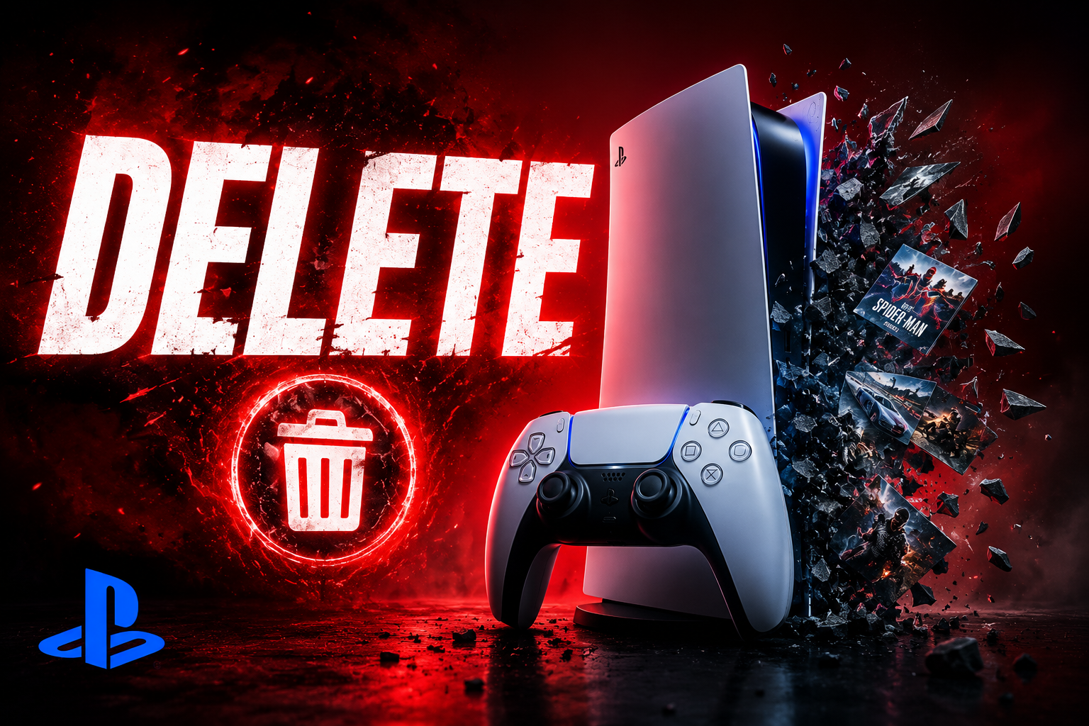 how to delete games on ps5