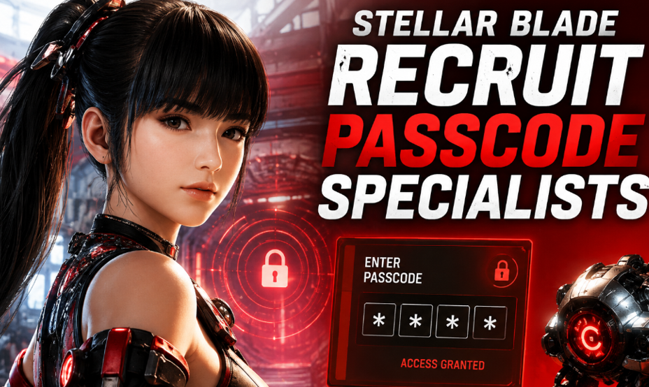 stellar blade recruit passcode specialists